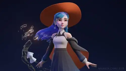 3d游戏动漫人物3d设计作品.