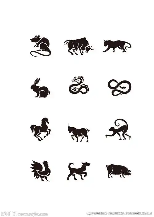 12生肖设计图__网页小图标_标志图标_设计图库_昵图网nipic.com