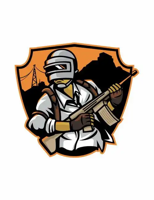pubg绝地求生三级头吃鸡游戏头像勋章png图片免抠矢量