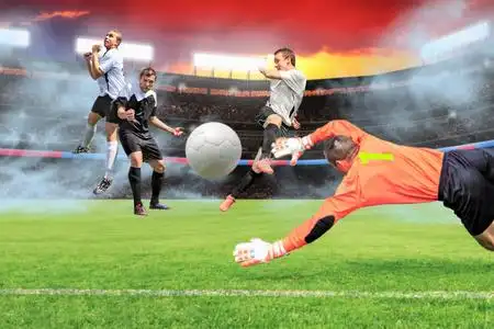 儿童足球比赛_儿童足球比赛素材图片_儿童足球比赛图片素材下载_摄图