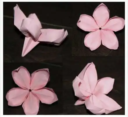 创意折纸手工樱花
