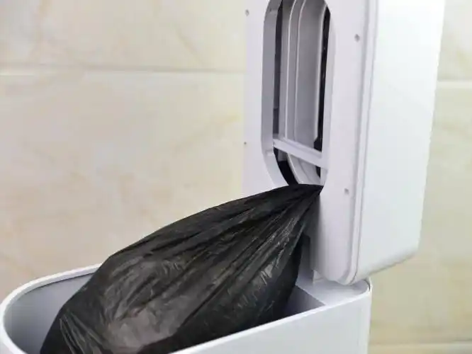 感应开盖自动打包换袋拓牛智能垃圾桶t3让生活生轻松