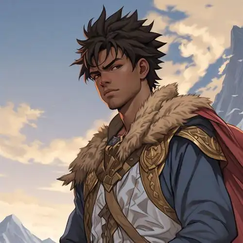 高端局野王头像👑,漫画风格尽显王者风范✨