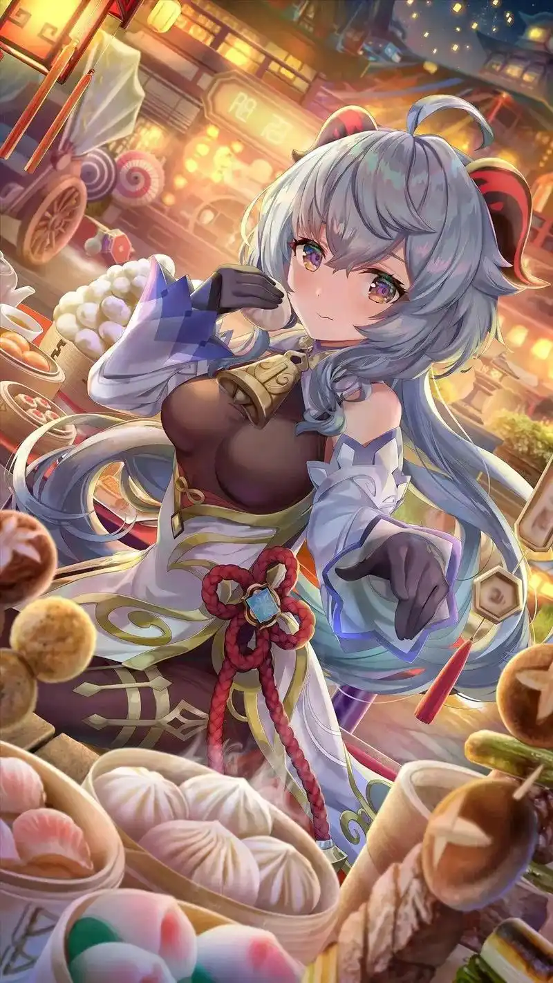 可可爱爱的椰羊#原神#甘雨 - 抖音