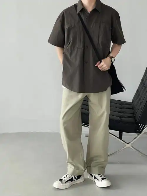 夏季日常休闲ootd男士基础款穿搭分享