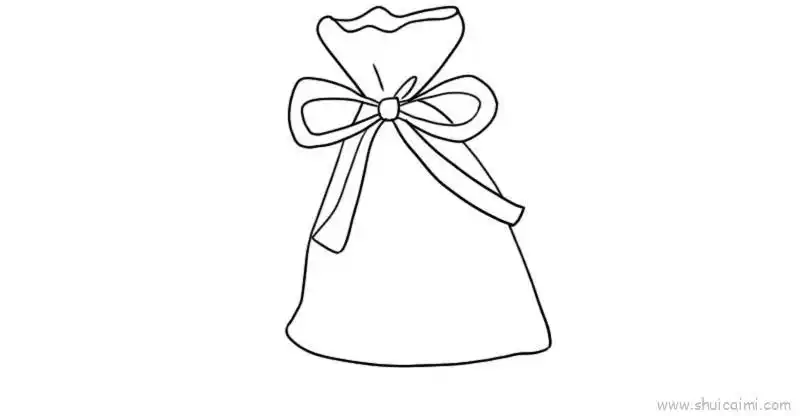 情人节爱心袋儿童画怎么画 情人节爱心袋简笔画图片大全