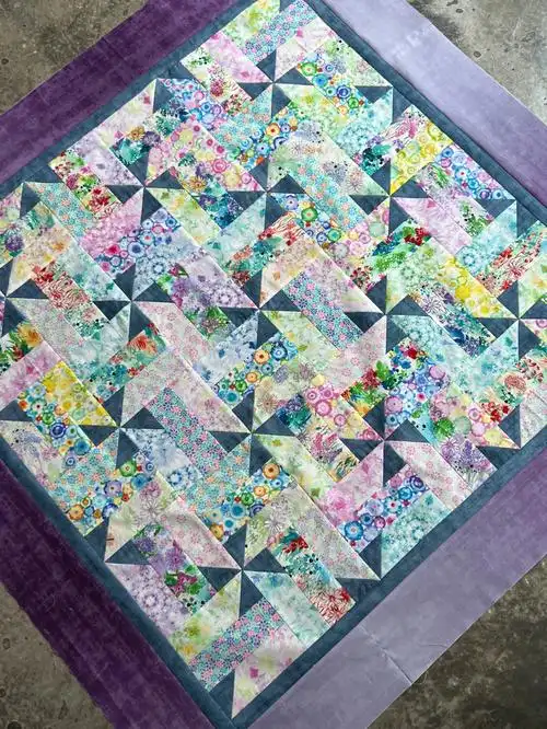 夏天的风拼布被