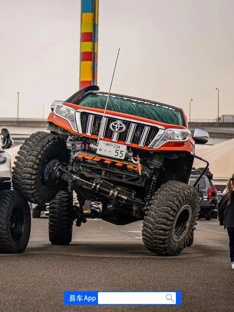 日本玩家超炫门桥升高普拉多.日本玩家akky的普拉多又再次刷 - 抖音