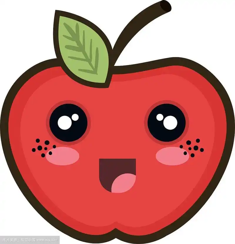 卡哇伊卡通苹果