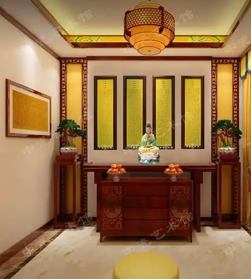 艺术陶瓷与现代家居佛堂篇瓷上悟禅意瓶中闻梵音