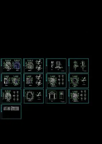 某别墅样板房竣工图