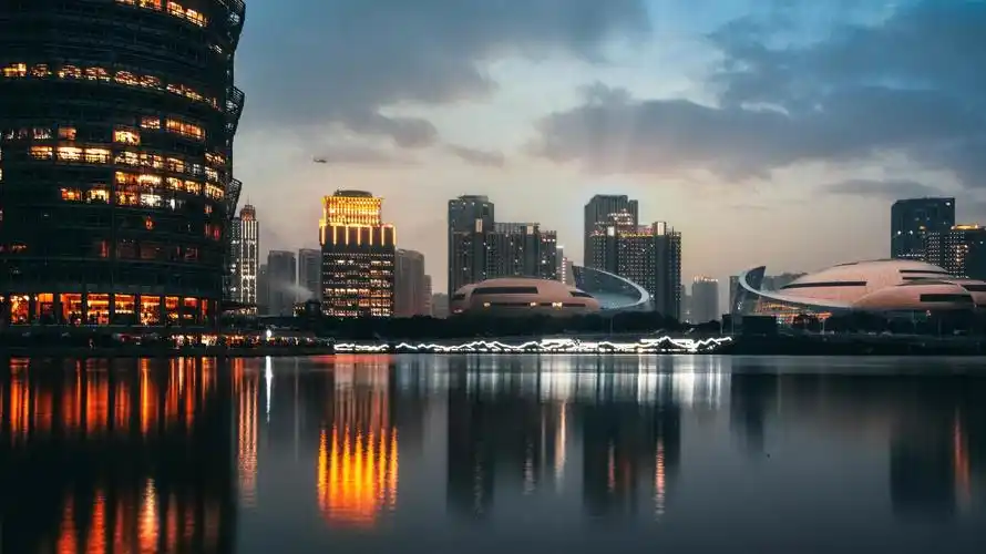 感受郑州的唯美城市夜景风光