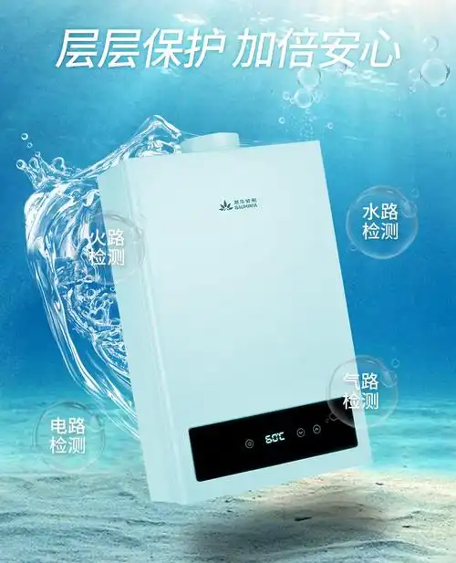 港华紫荆bwk1006fm平衡燃气热水器家用即热10升智能恒温型舒适款天然