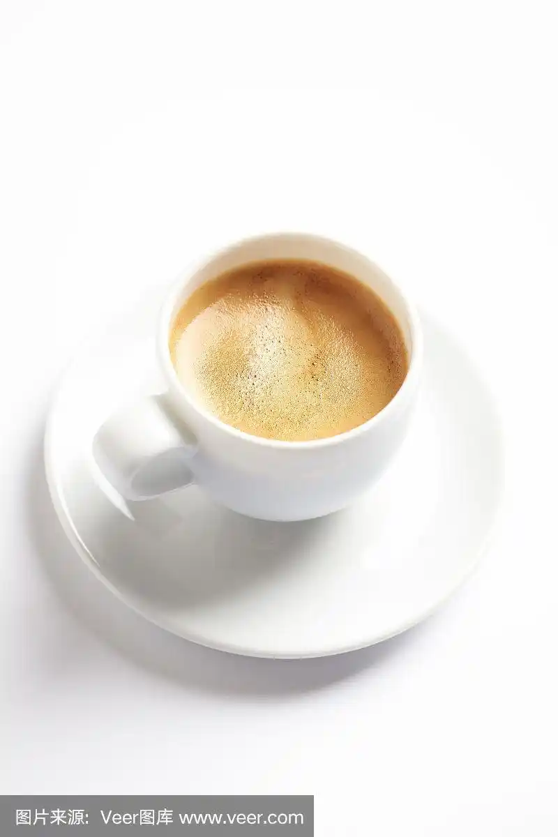 白色背景,咖啡杯,留白,分离着色,饮料