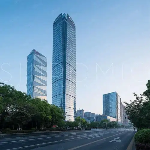 【14图】河西写字楼南京新地中心精装550平带家具华彩天地德基国金