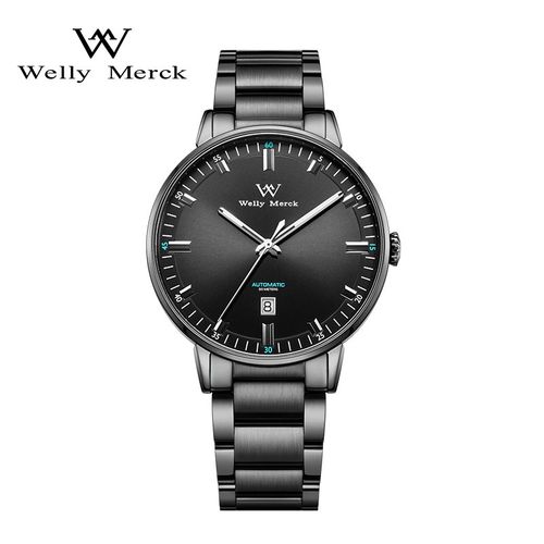 wellymerck(威利·默克)wm手表男机械表全自动时尚防水男士腕表男表