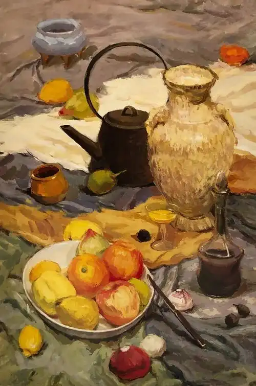 精选100幅央美附中色彩静物留校作品