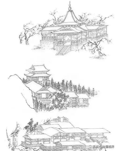 国画中的亭台楼阁为什么很难画从文化视角看画法掌握国画精髓