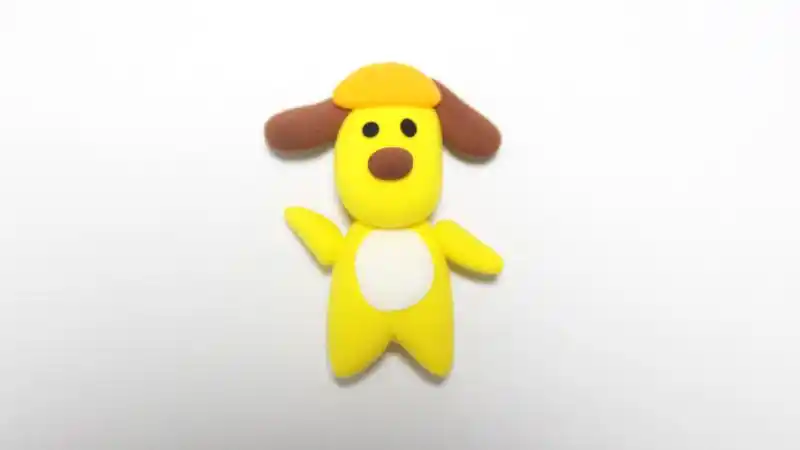 超轻粘土小狗的做法