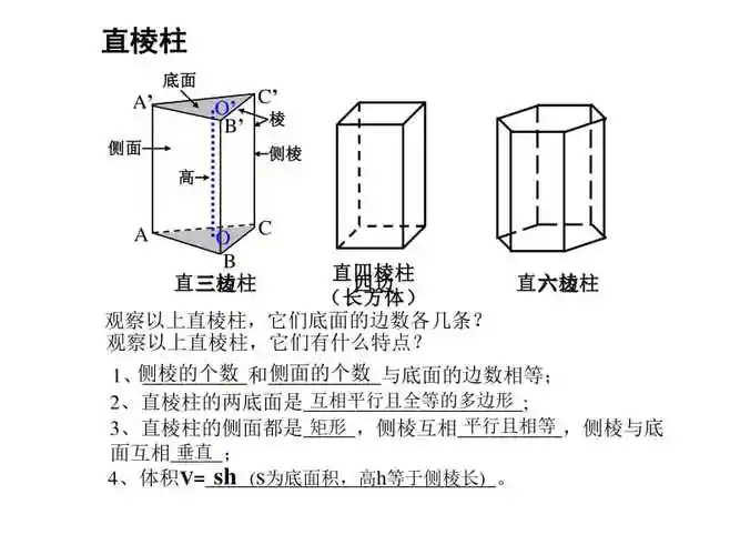 认识直棱柱下学期浙教版讲稿ppt正式
