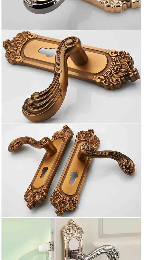 卧室锁卧室门锁欧式家用锁木门锁钢木门锁房间门锁通用型门锁 套餐b