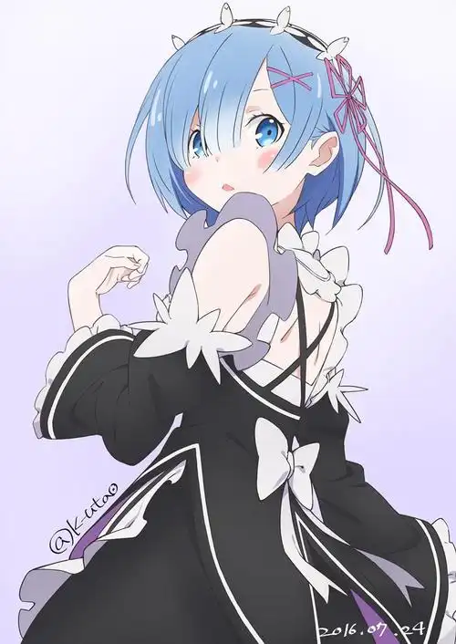 レムたそーウタ的雷姆插画图片