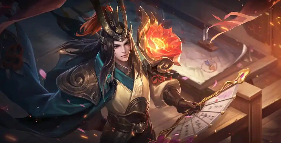 周瑜战令皮肤赤莲之炎海报