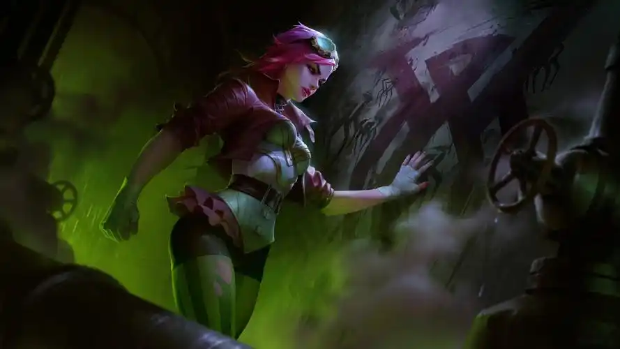 lol英雄联盟 皮城执法官 蔚 vi 4k壁纸