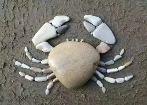 逼真的石头拼画