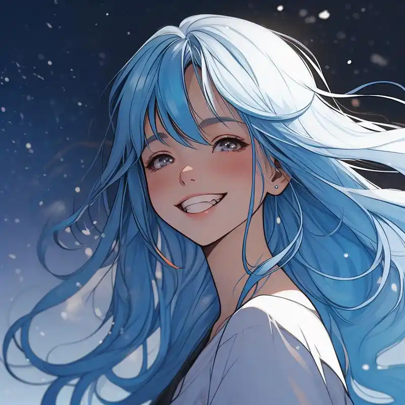 97淡雅蓝色系唯美女生头像94 探索淡雅蓝色系的唯美,为女性带来一