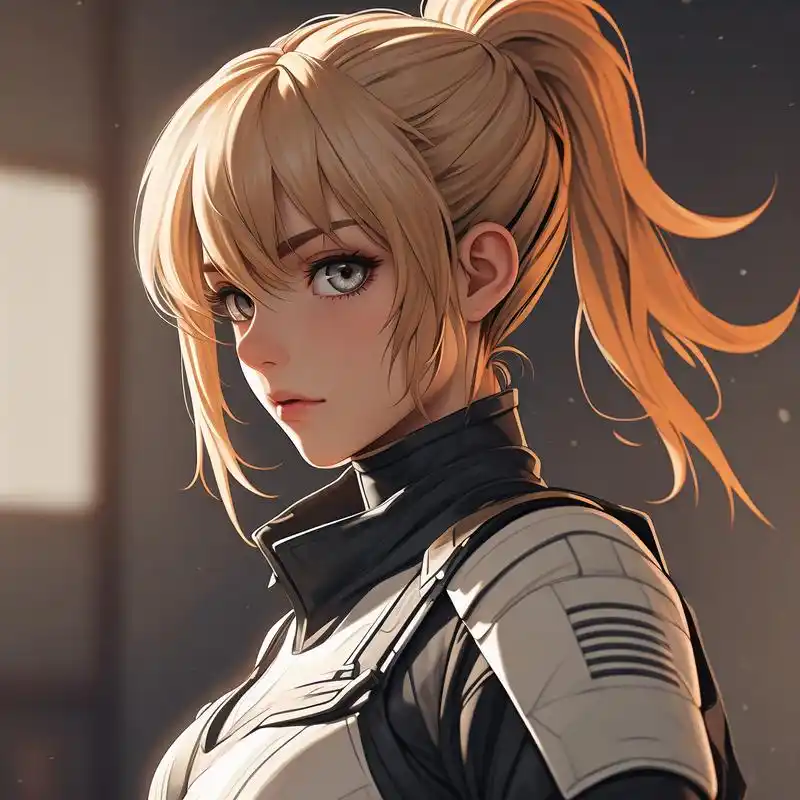 96高马尾女生动漫头像精选94