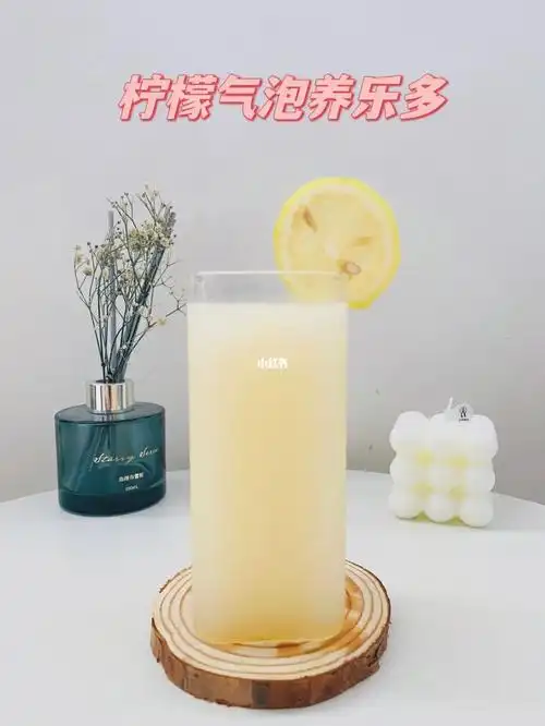 自制饮品有手就行网红饮品柠檬气泡养乐多