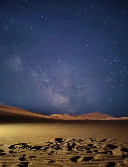 敦煌沙漠帐篷星空游,原相机拍摄绝美星空