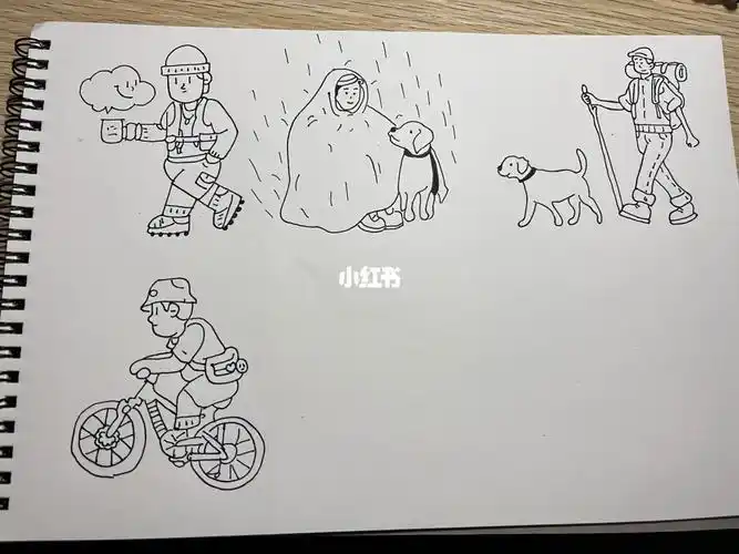 简笔画  #零基础学画画  #画画的日常  #露营  #露营简笔画