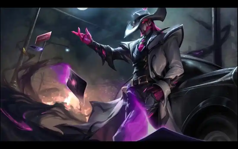 地下都市-卡牌大师 崔斯特 动态插画