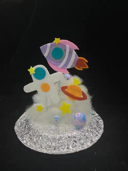 中秋手工探秘宇宙教程