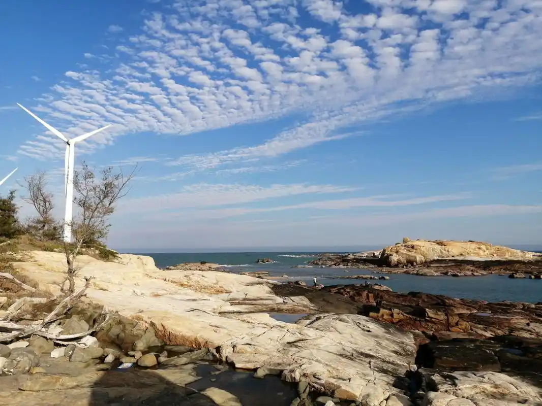 晋江溜江美丽海景风光实拍图