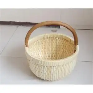 手工柳编芭斗柳筐图片