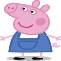 小猪佩奇一家头像可爱小猪佩琪带字一家人头像点击鼠标右键下载