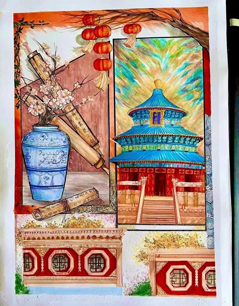 画中国抒情怀北京中轴线