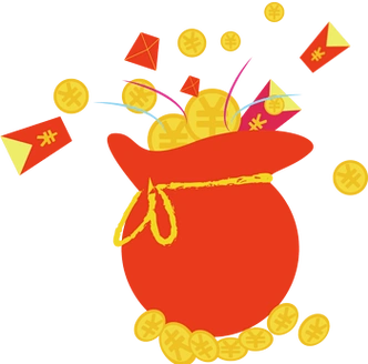 红色钱袋