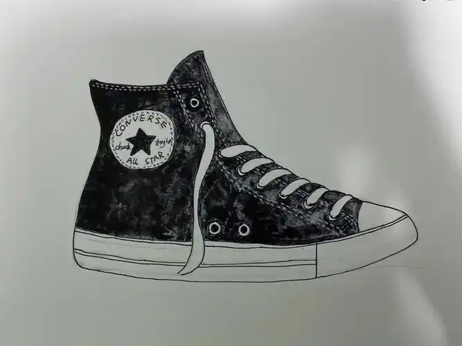 手绘帆布鞋教程来了03