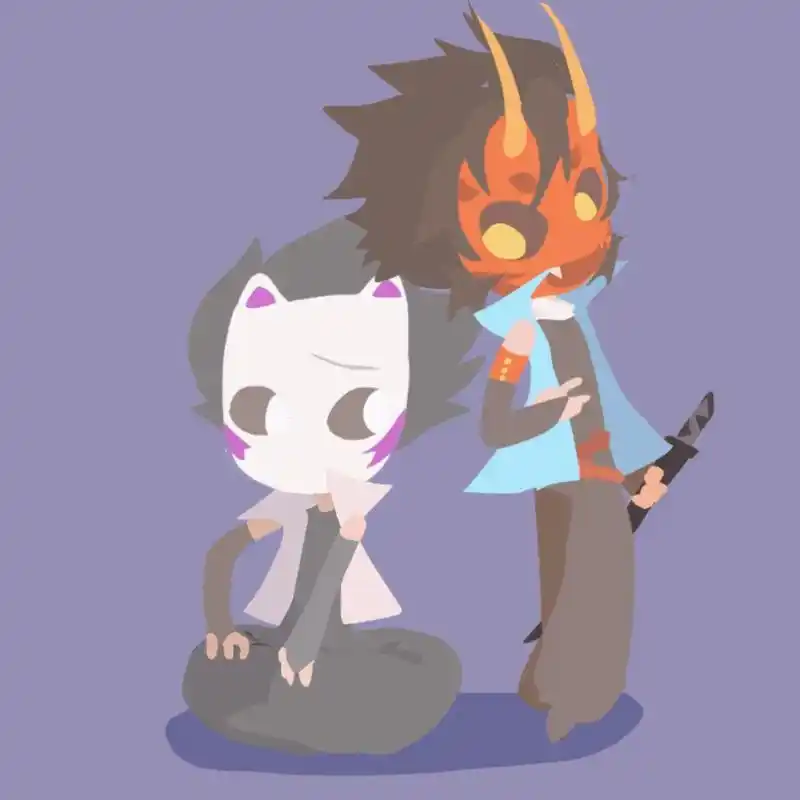 呦呦呦呦没粮吃就自己产哦#忍者必须死3 #白小黑#苍牙#赤鬼 - 抖音