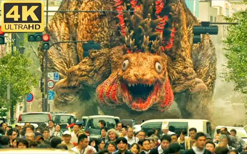 [4k] 《新哥斯拉》的5种形态,最后还进化出了人形哥斯拉!