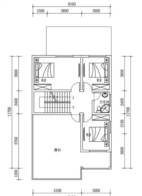 8米面宽宅基地,这样布局建好房,30万搞定?