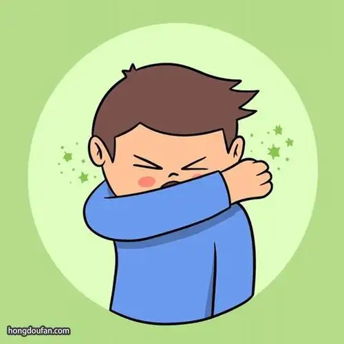 生病打喷嚏讲卫生简笔画大全
