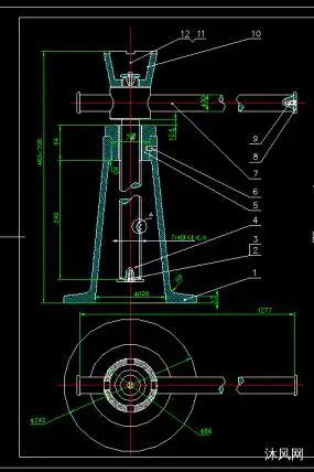 千斤顶图纸图纸合集的封面图