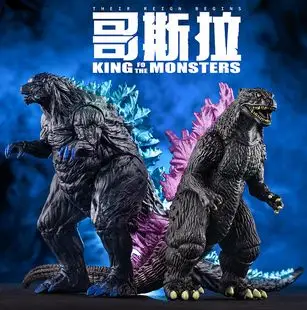 哥斯拉手办儿童玩具电影版怪兽之王可动人偶模型摆件公仔礼物周边