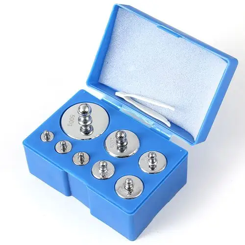 现货批发钢制镀铬砝码1g-20kg天平校准砝码电子秤校正砣套装定制