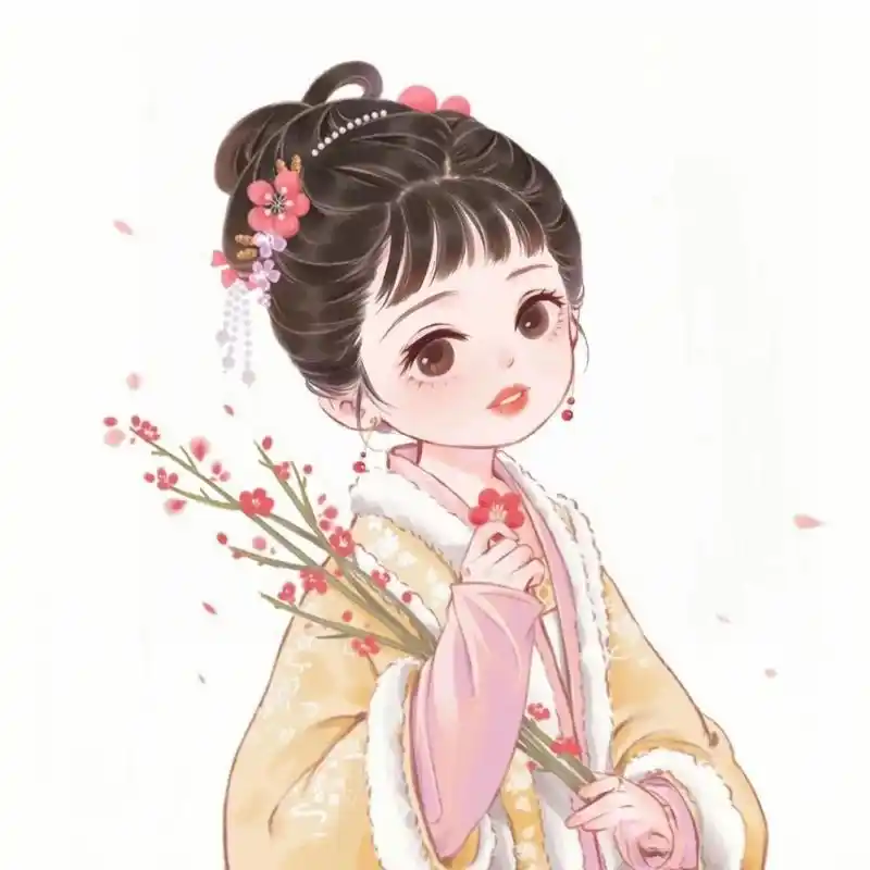 滴～今日份古装卡通头像请您查收 可爱又软萌的古风卡通头像 这组我真